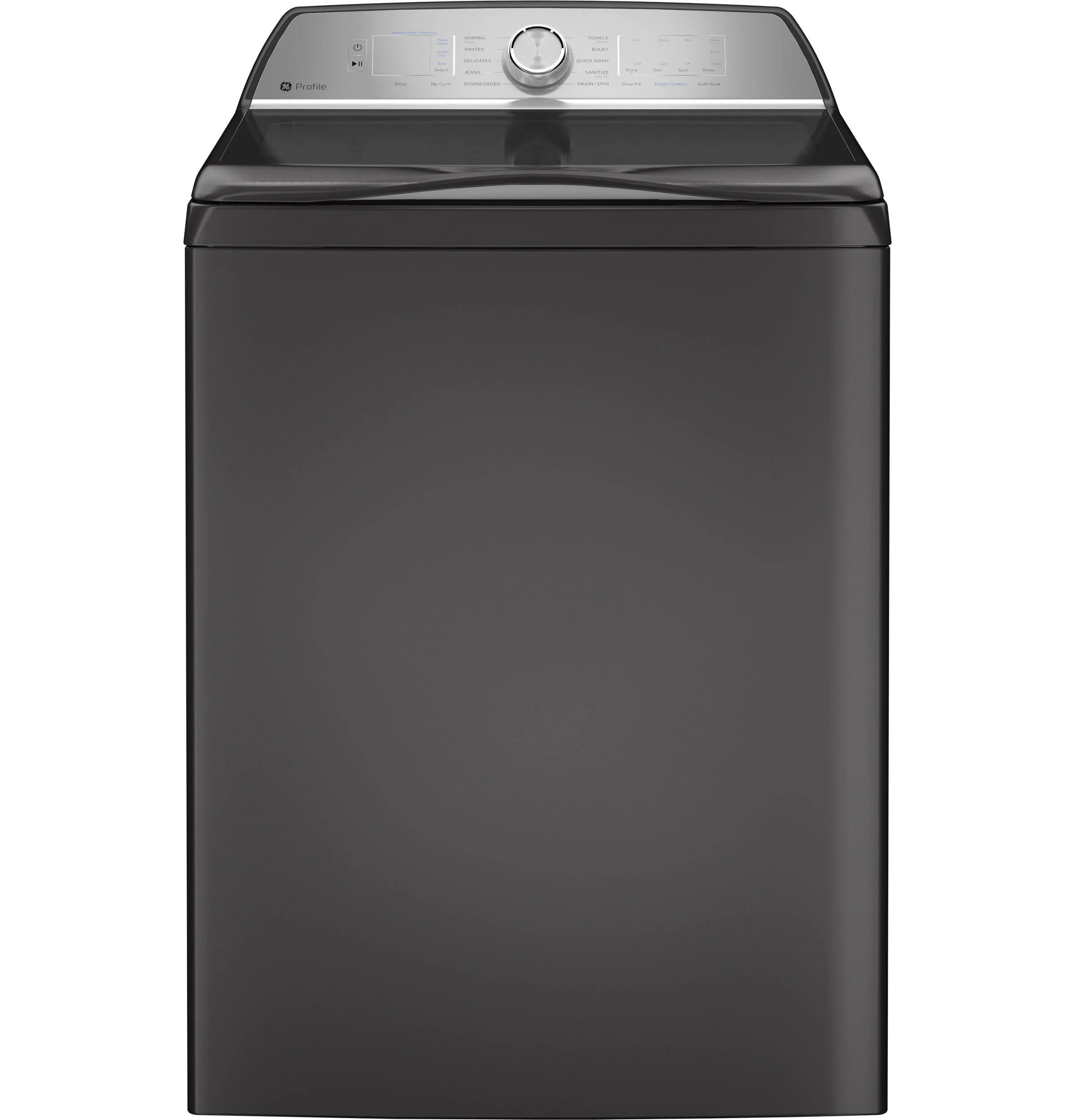 GE APPLIANCES PTW605BPRDG  HIGH EFFICIENCY TOP LOAD WASHER White On Gray
