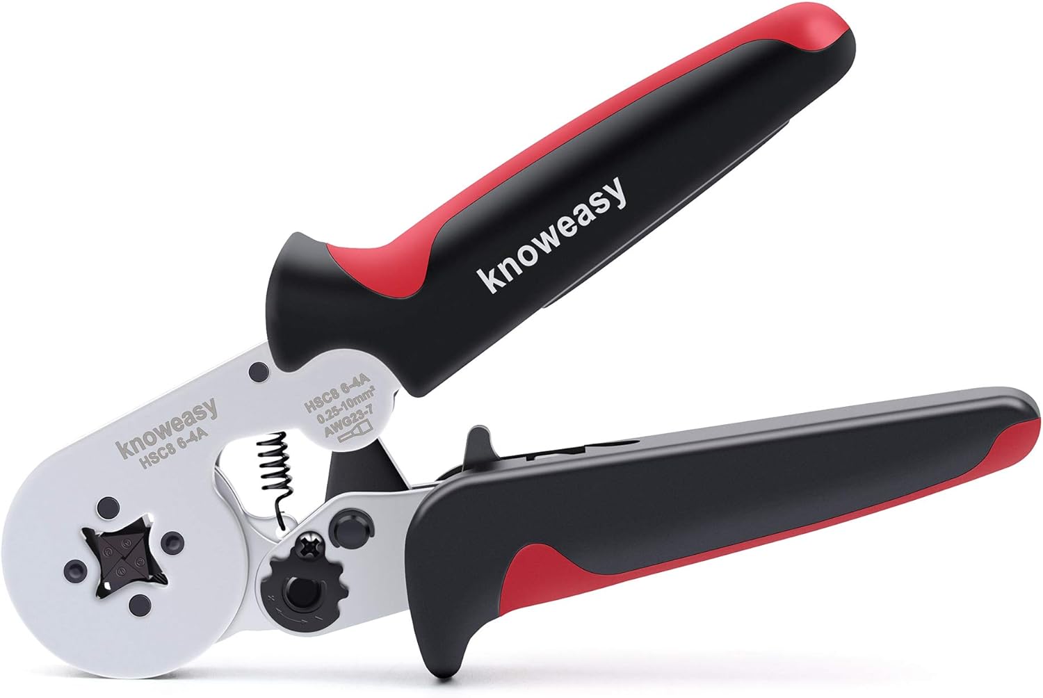 Ferrule Crimping Tool,Knoweasy HSC8 6-4A Ferrule Crimper and Wire Crimping Tool Used for 23-10 AWG (0.25-6 mm&sup2;) Cable End-Sleeves