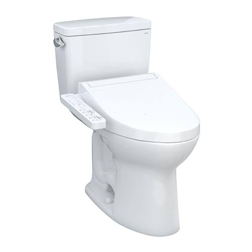 Toto - Drake 2pc Toilet w/ C2 1.6GPF CeFiONtect Washlet + - MW7763074CSG#01