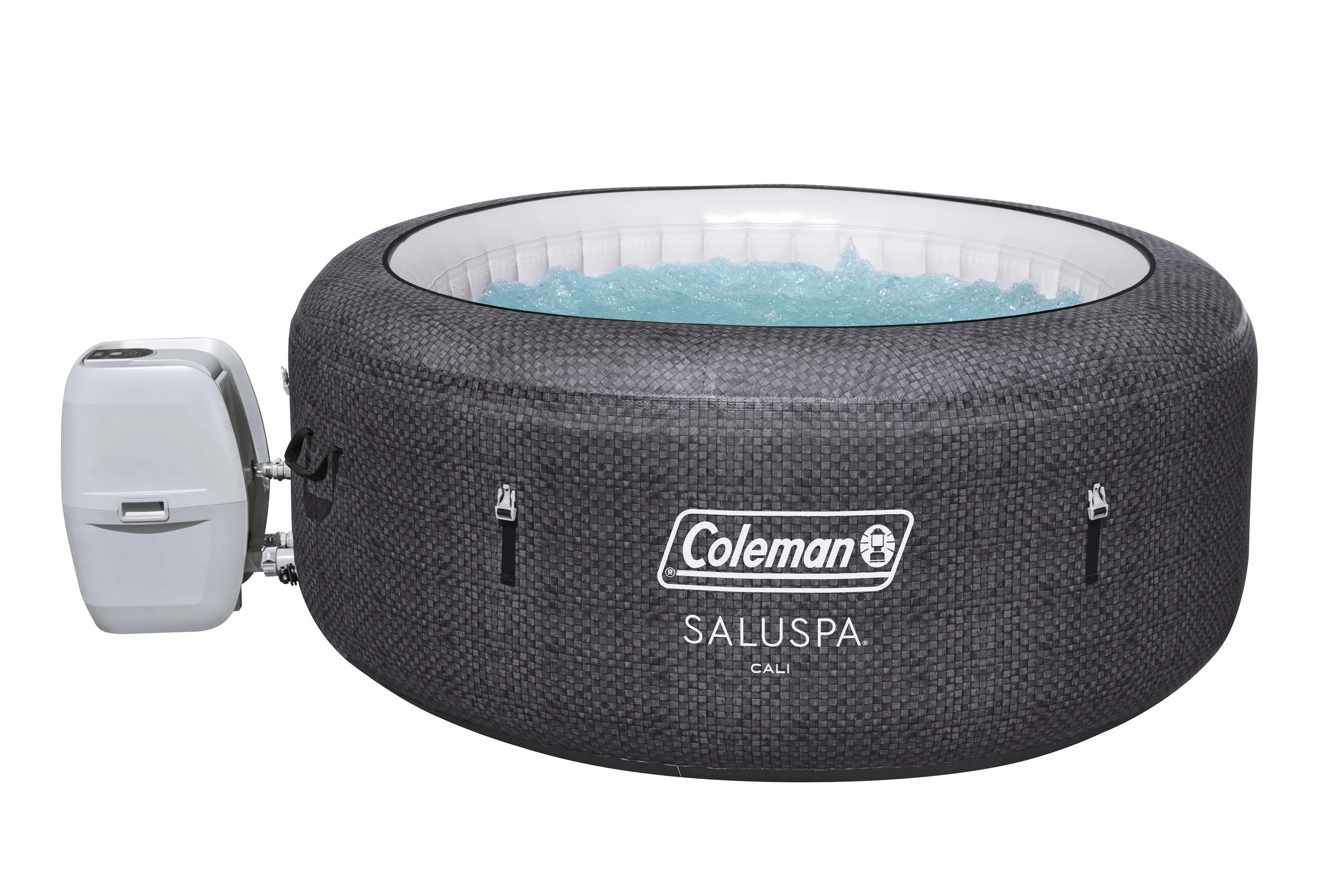 Coleman Cali Energy Sense 177 gal. Spring Inflatable Hot Tub Spa 2-4 Person, 104˚F