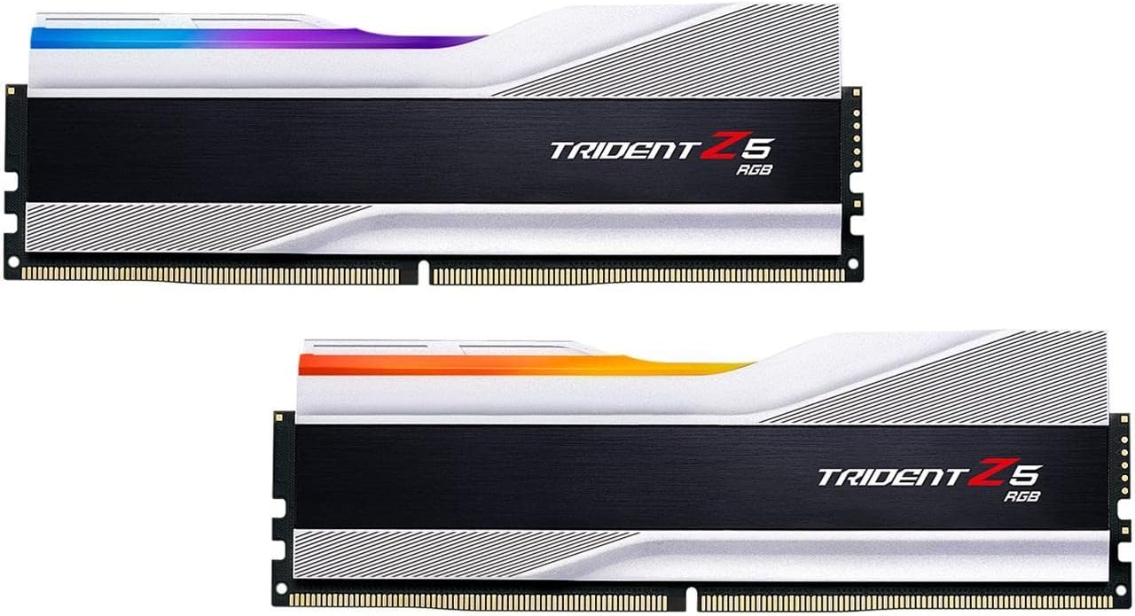 G.SKILL Trident Z5 RGB Series (Intel XMP 3.0) DDR5 RAM 32GB (2x16GB) 5600MT/s CL30-36-36-89 1.25V Desktop Computer Memory UDIMM