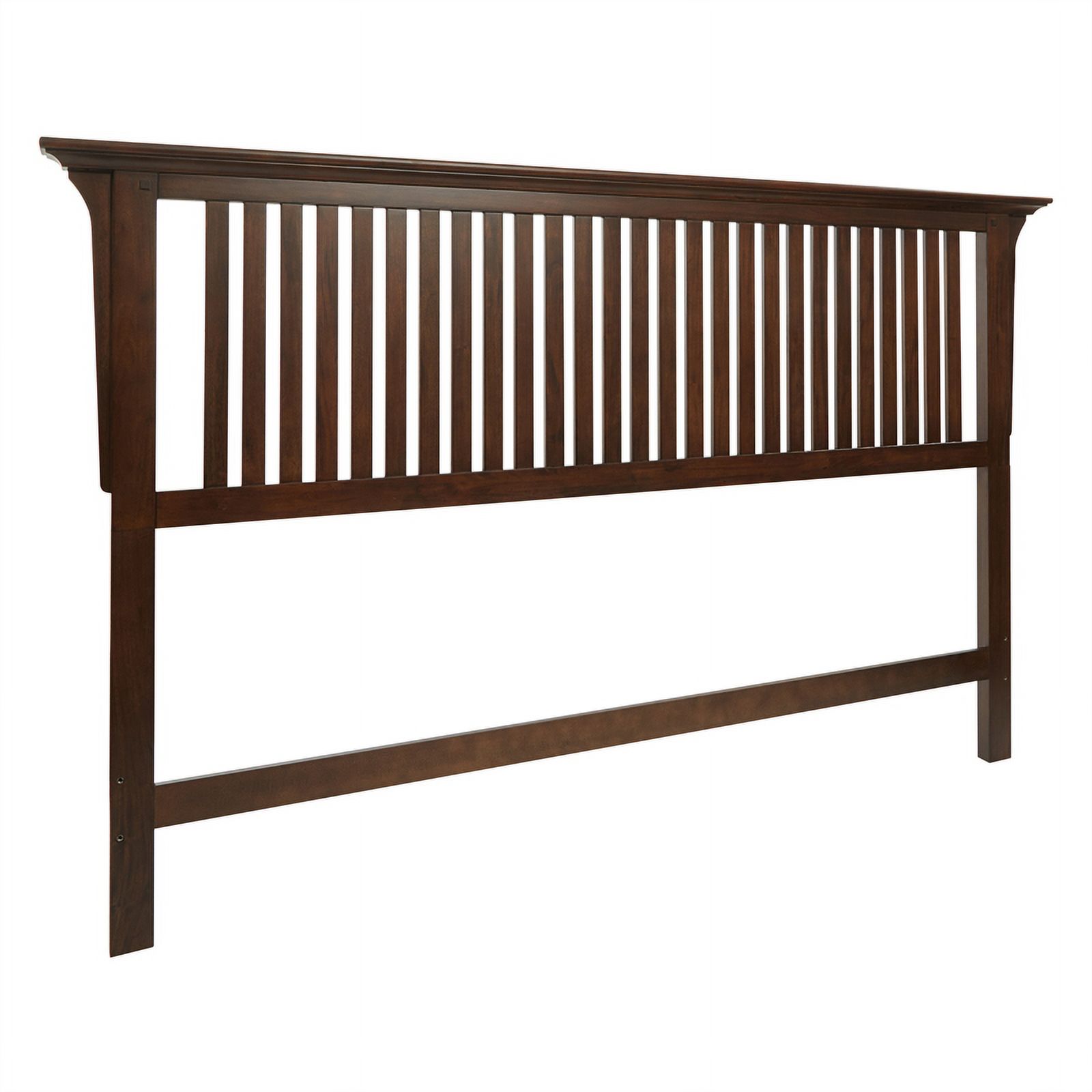 Modern Mission King Headboard in Wood Vintage Oak Finish