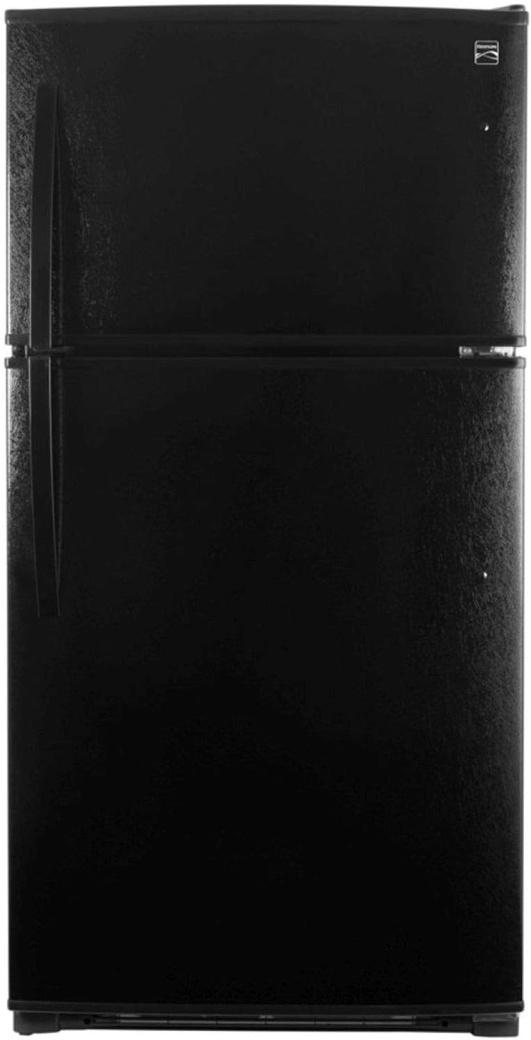 Kenmore 33 Top-Freezer Refrigerator with 21 Cubic Ft. Total Capacity, Black