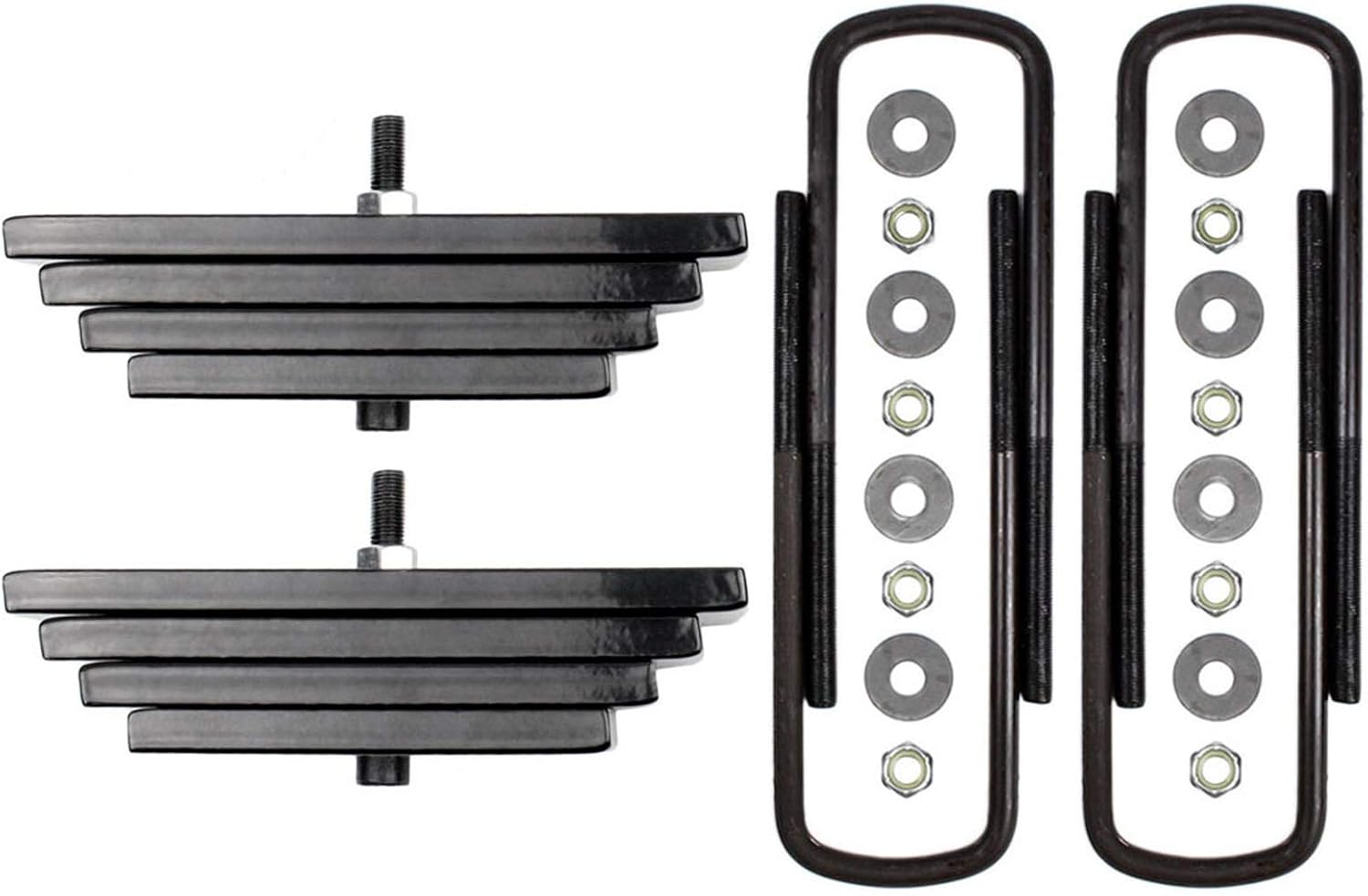 2" Front Leveling Lift Kit for 1999-2004 Ford F250 Super Duty Front Axle 4X4 Mini Leaf Packs with U-Bolts by TSS