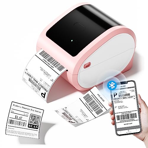 COLORWING Thermal Shipping Label Printer,D520 Bluetooth Thermal Label Printer for Small Business 4x6