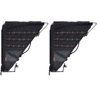 XG Cargo XG-314 Gama Jeep Wrangler JL Black Sportsbar Roll Bar Mounted Storage Bag, Pair