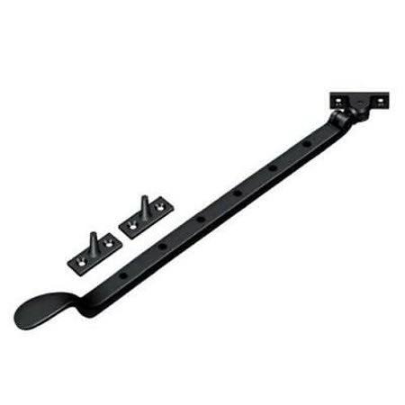 Deltana CSA13U19 Colonial Casement Stay ADJUSTER, Black, 13 inch