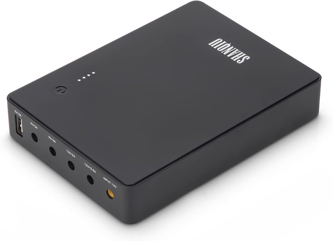 Mini UPS Battery Backup 20000mAh Uninterruptible Power Supply for Router, Modem, Security Camera with Input DC Output USB 5V DC 5V 9V 12V 3A Pack of 2