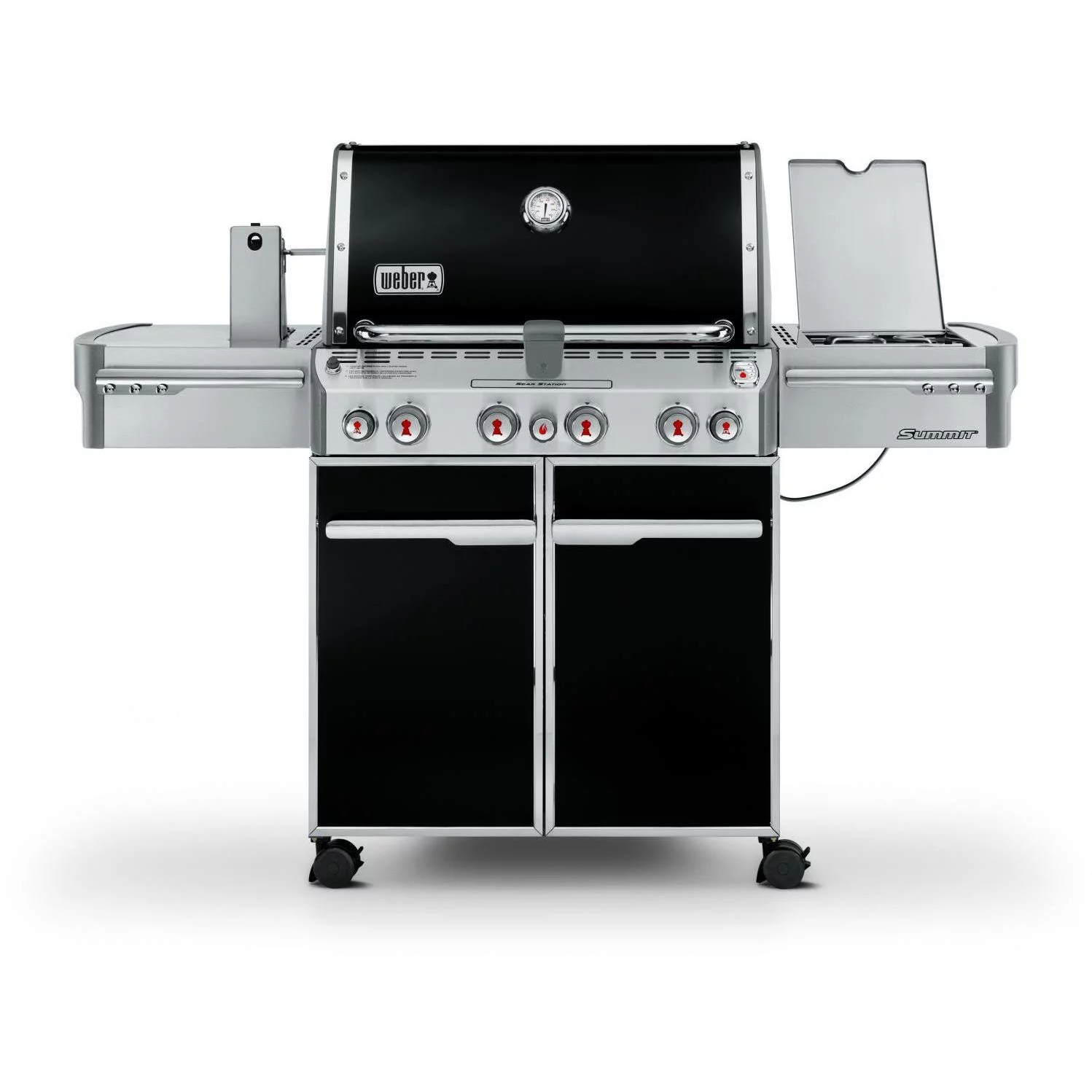 Weber Summit E-470 Propane Gas Grill With Rotisserie, Sear Burner & Side Burner - Black - 7171001