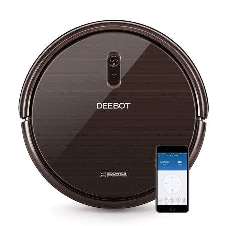 Ecovacs Deebot N79S Robotic Vacuum Cleaner Alexa Hard Floor Carpet App Cont. ( Refurbished ), Black