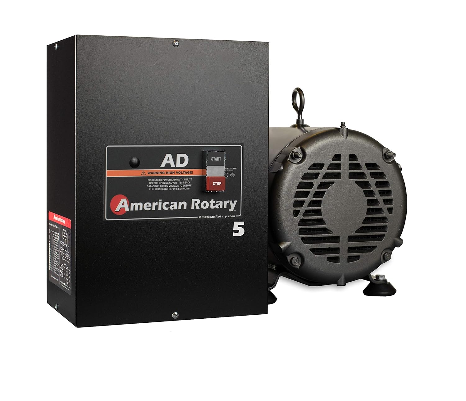 Rotary Phase Converter AD5 – 5 HP Digital Controls Heavy Duty HD CNC USA Made| Can Start up to 2.5 HP/ 7 AMPS 208v-240v Load