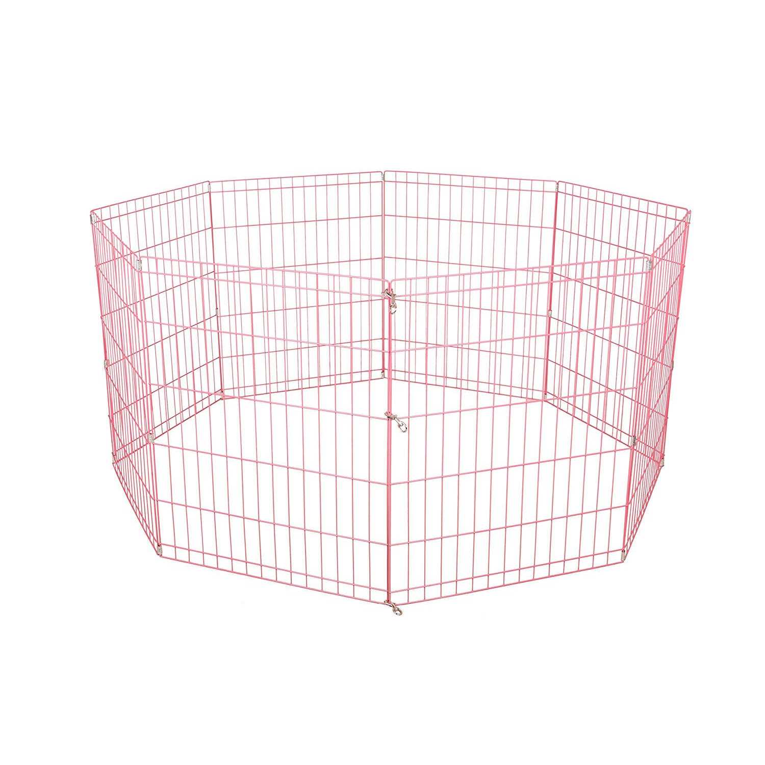 Bestpet 8-Panel Tall Dog Playpen Crate Fence Pet Kennel Play Pen Exercise Cag - Pet Supplies online store