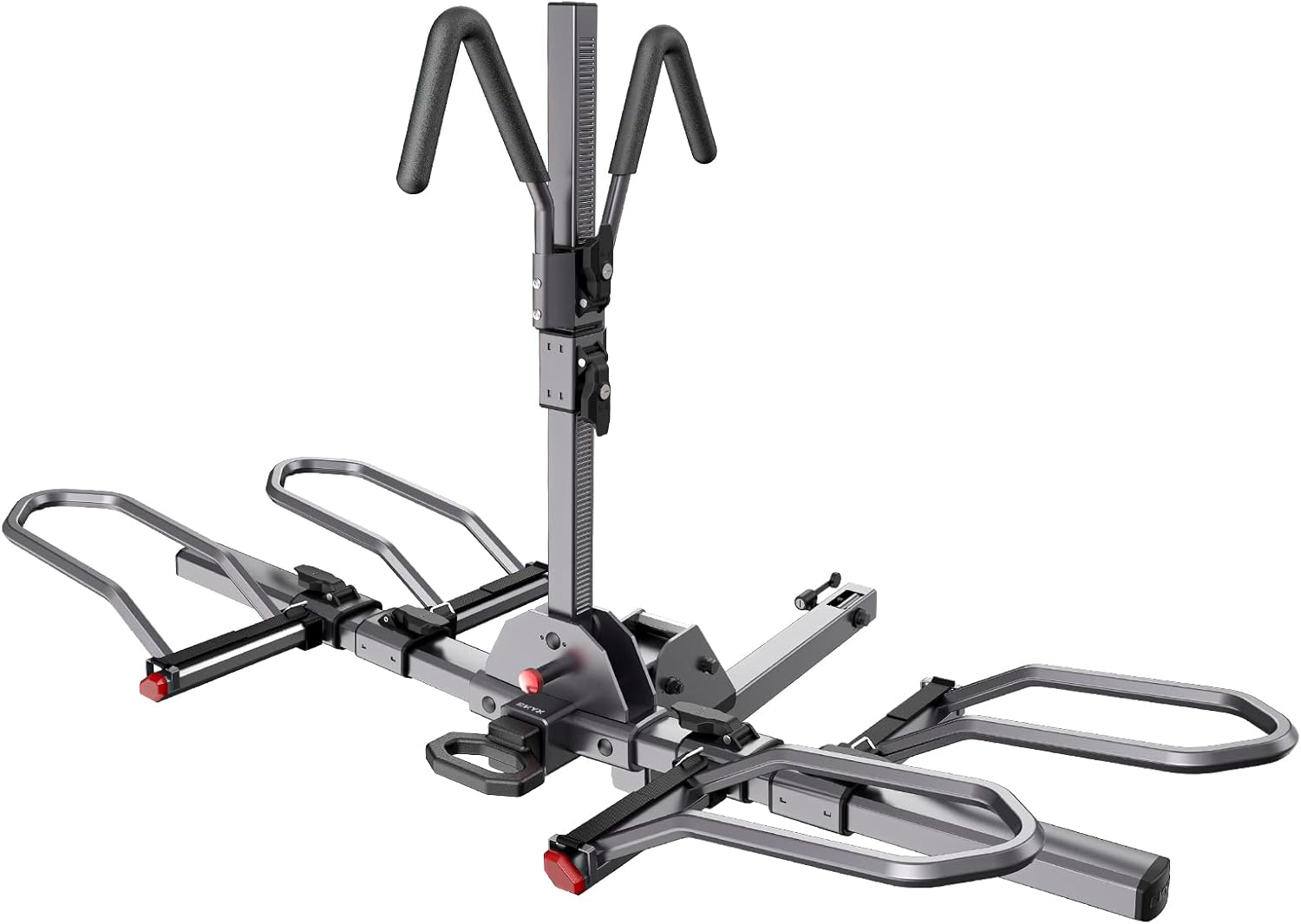 KYX 2" Hitch Mounted E-Bike Rack, Carries 2 Bikes up to 90 lbs Each for Standard, Fat Tire, Electric Bicycles-Heavy Duty