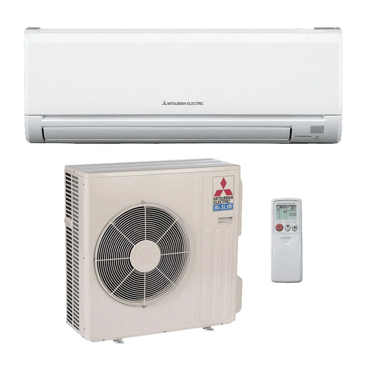 Mitsubishi 30,000 Btu 19.1 SEER2 Single Zone Ductless Mini Split Heat Pump System - MUZ-GS30NA - MSZ-GS30NA