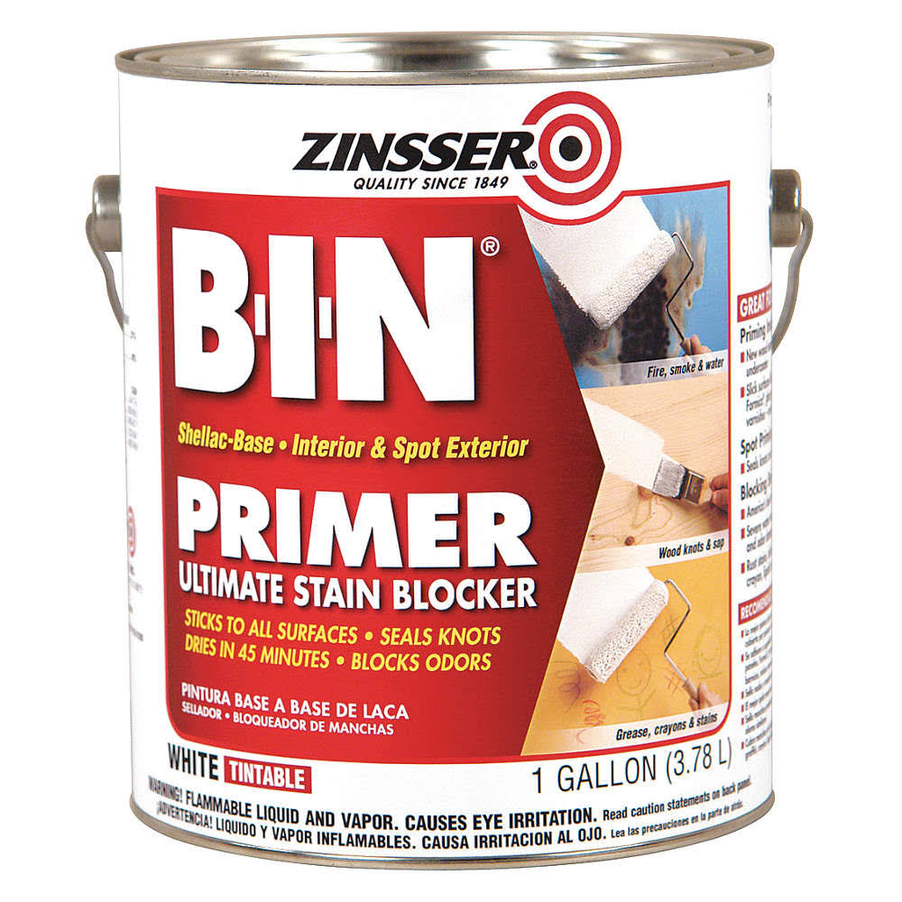 Rust-Oleum - 901 - B-I-N Shellac Primer 1 Gallon Can, White