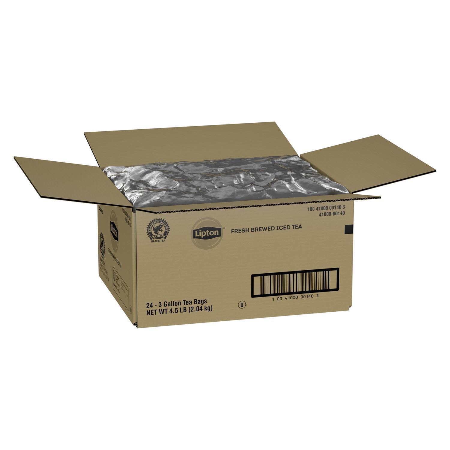 Lipton 3 Gallon Black Iced Tea Filter Bags - 24/Case