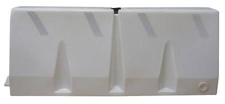 Polycade Traffic Barrier White