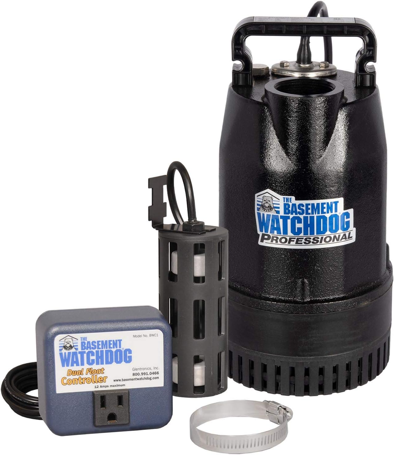 THE BASEMENT WATCHDOG Model SIT-50D 1/2 HP 4,400 GPH at 0 ft. and 3