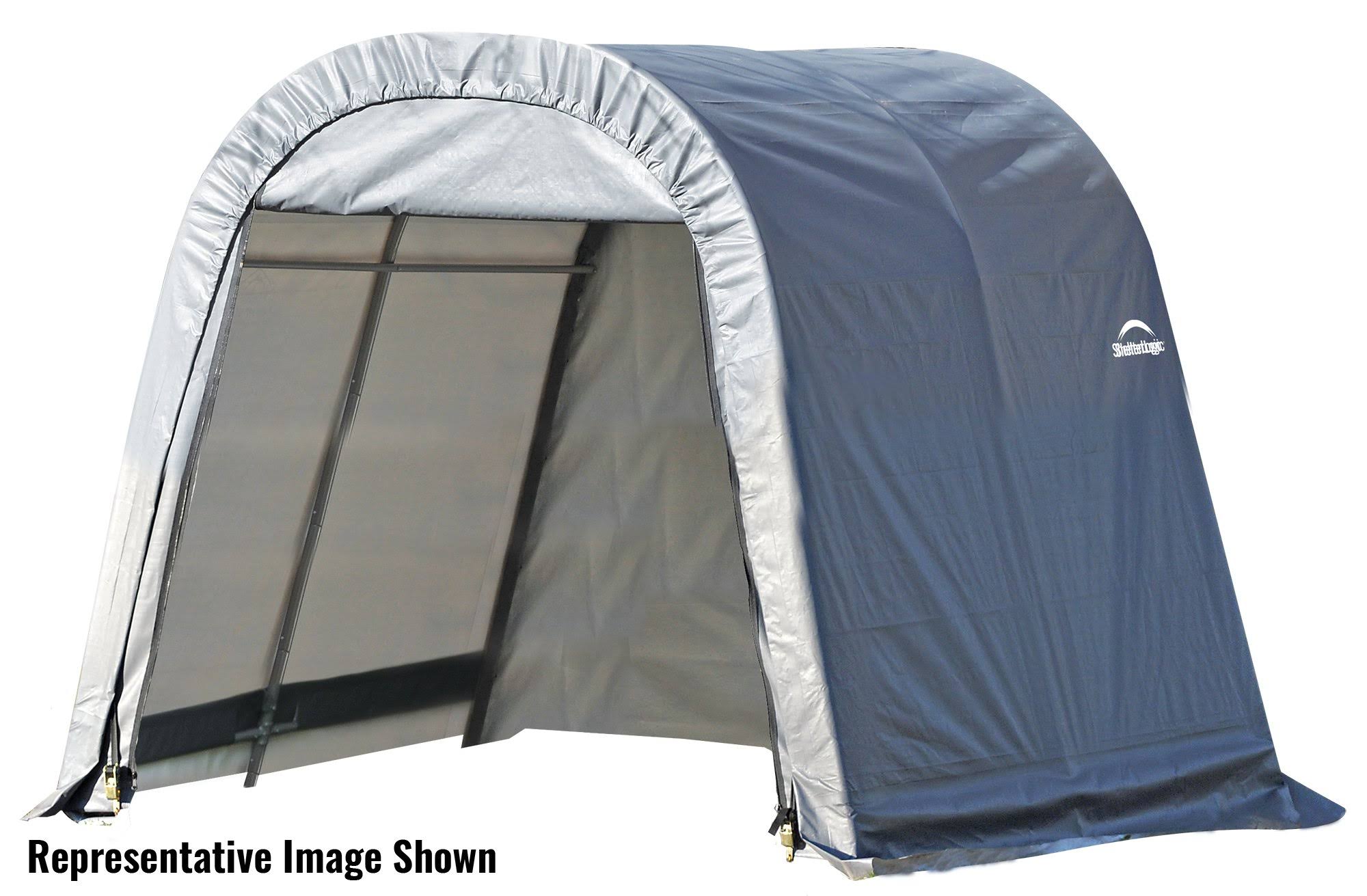 ShelterLogic 11x12x10 ft. Round Style Shelter-gray