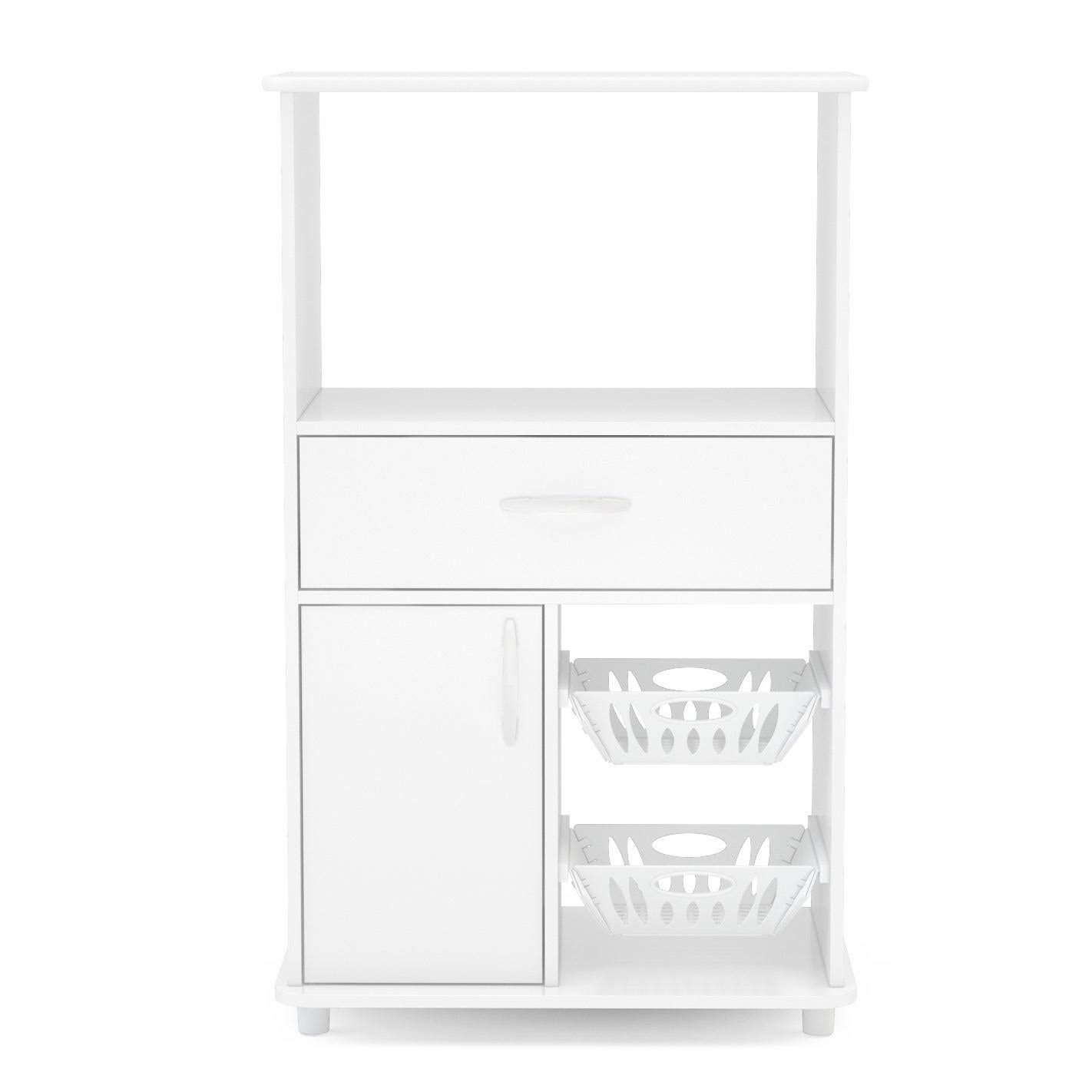 Boahaus Microwave Cart, White