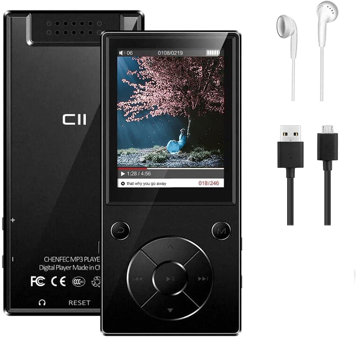32GB MP3 Player with Bluetooth 5.1 Built-in Speaker