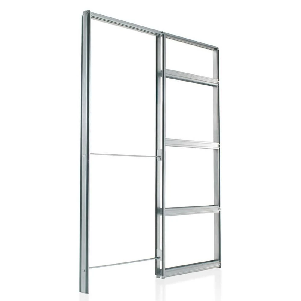 Eclisse 28 in. x 80 in. Galvanized Steel Pocket Door Frame Kit (2 in. x 6 in. Wall)