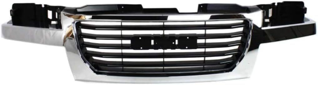 For GMC Canyon Grille Assembly 2004-2012 | Chrome Shell/Black Insert Plastic | GM1200530 | 12335793