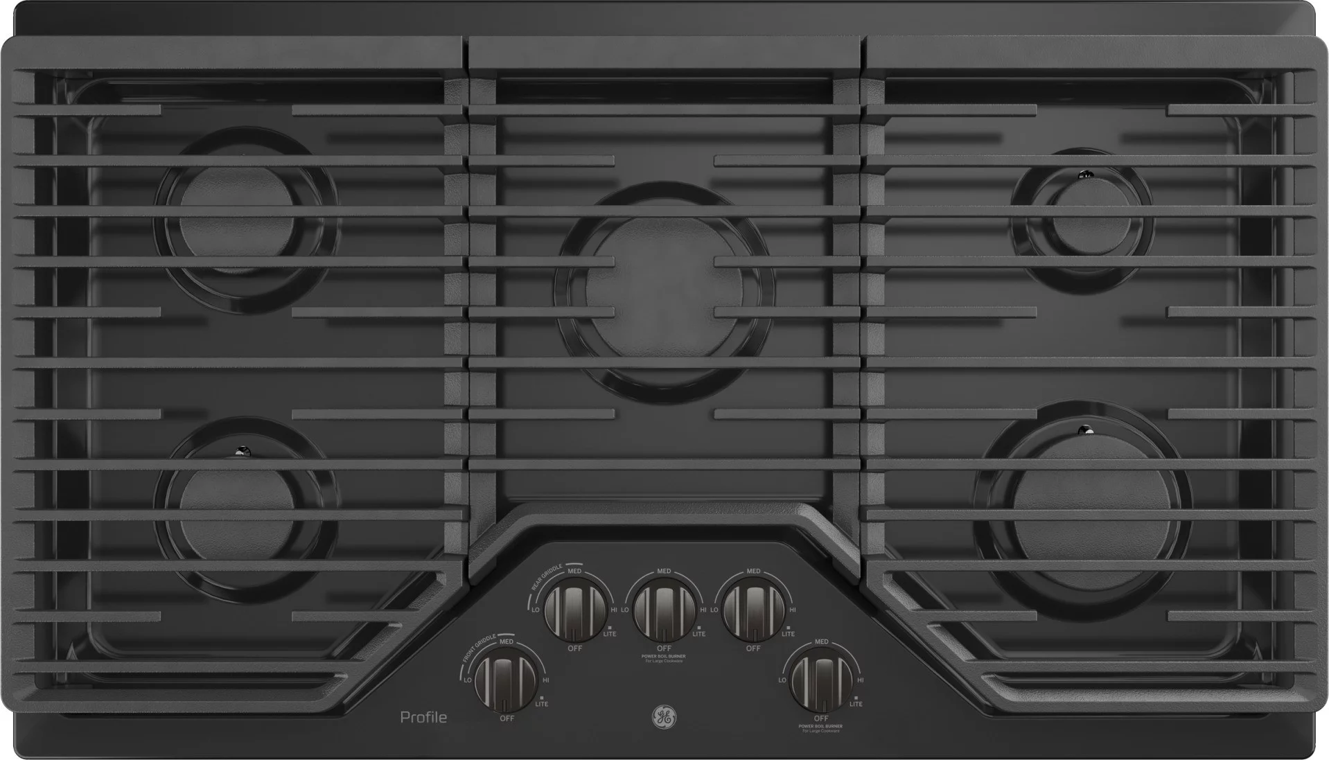 GE PGP7036BMTS 36 Inch Built-In Gas Cooktop with Sealed Burner