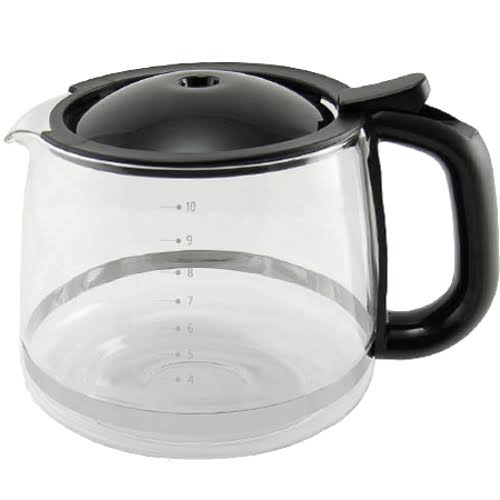 Krups XS1500 Glass Carafe for Combi Machines, 10-Cup, Black