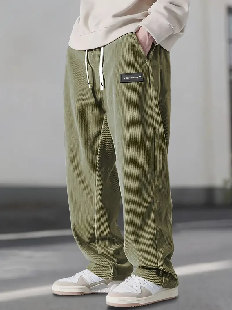 Alviero™ | Relaxed Corduroy Drawstring Trousers