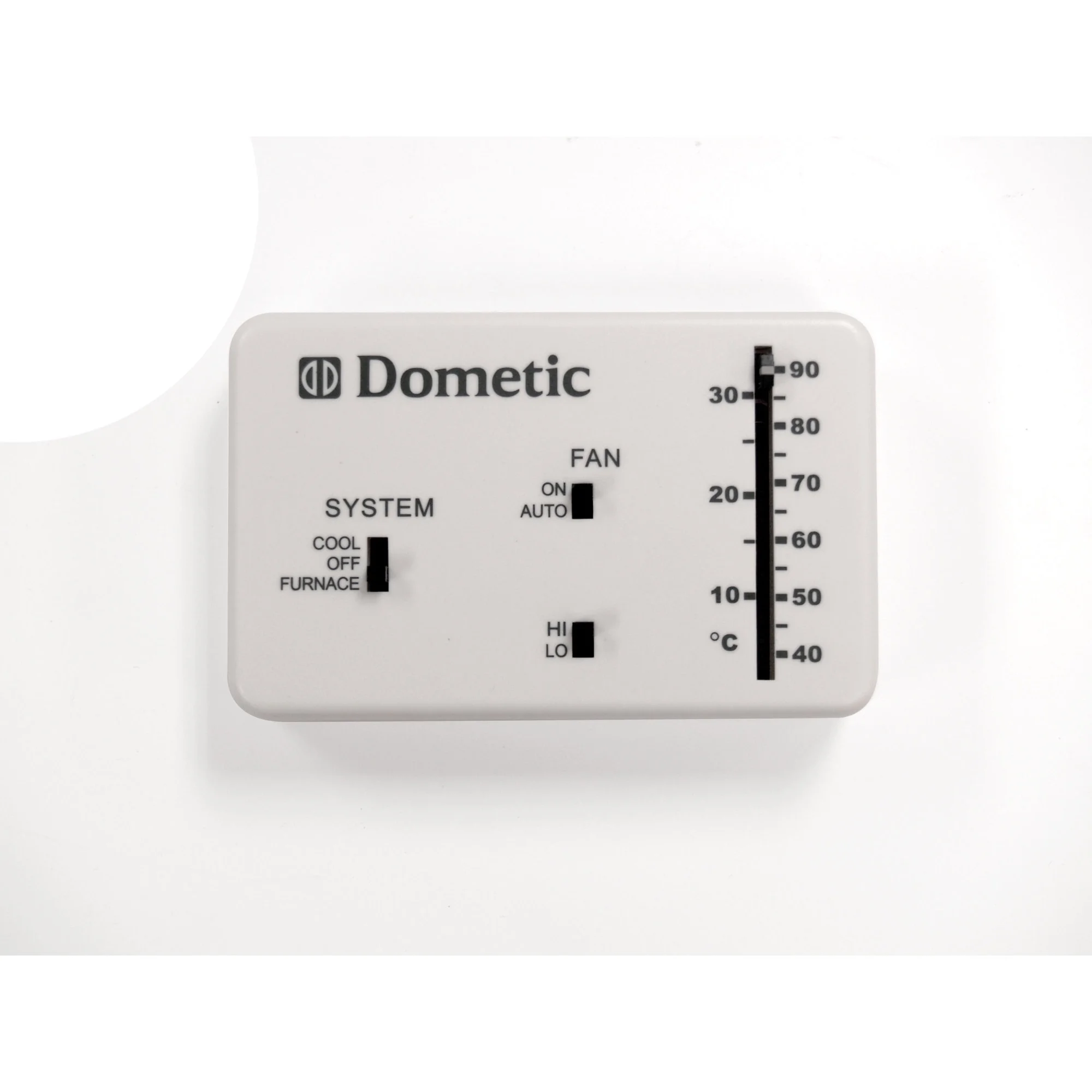 Dometic 3106995.032 Analog Wall Thermostat Only - Polar White - Curated Treasures Market