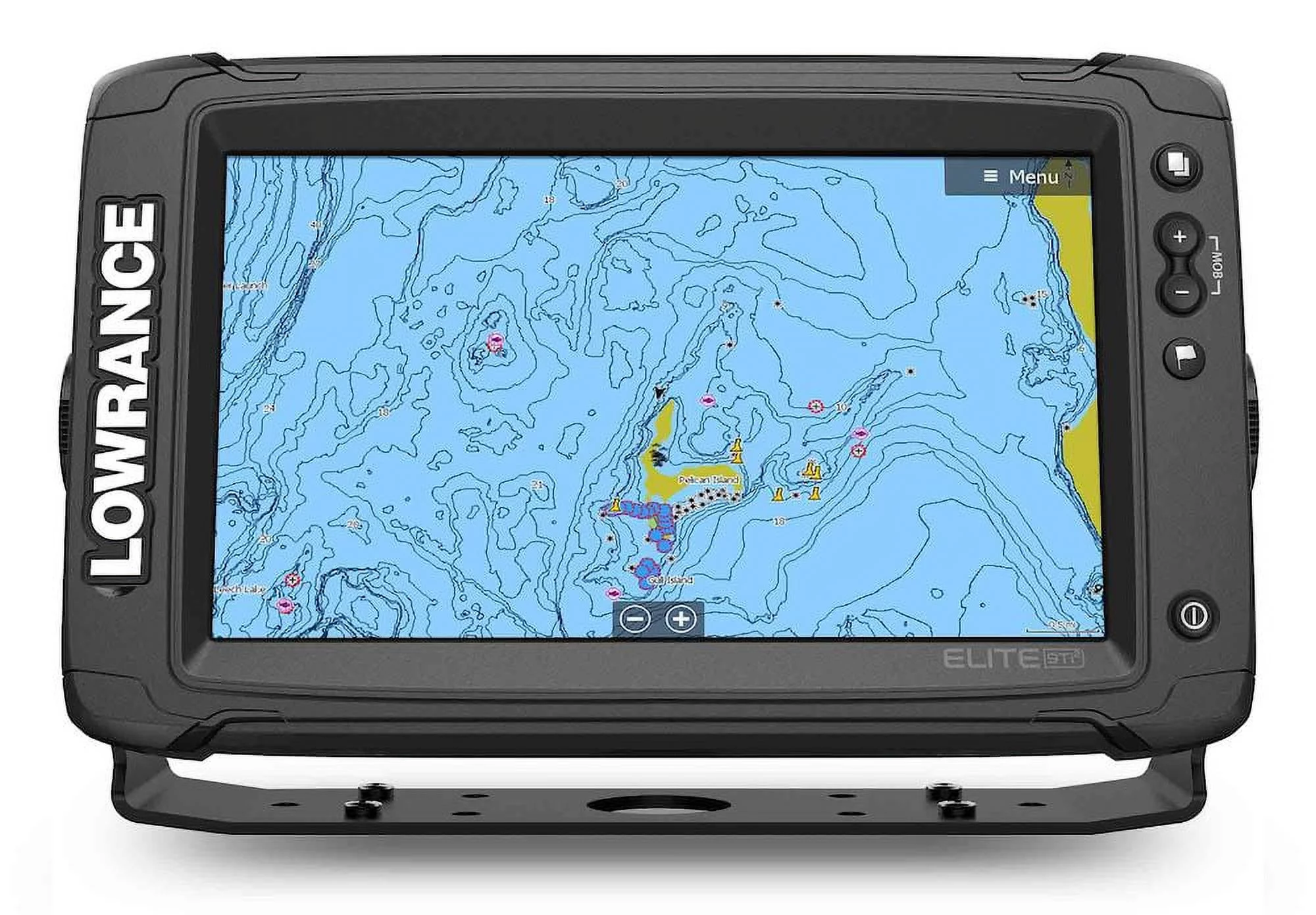 Lowrance Elite-9 Ti2 US Inland Portable Fishfinder, Active Imaging 3-in-1 Transducer
