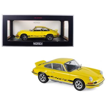1973 Porsche Carrera 911 RS Touring Yellow with Black Stripes 1/18 Diecast Model Car by Norev