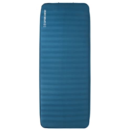 Big Agnes Captain Comfort Deluxe Camp | Supremely Comfortable, All-weather, Self-inflating Sleeping Pad