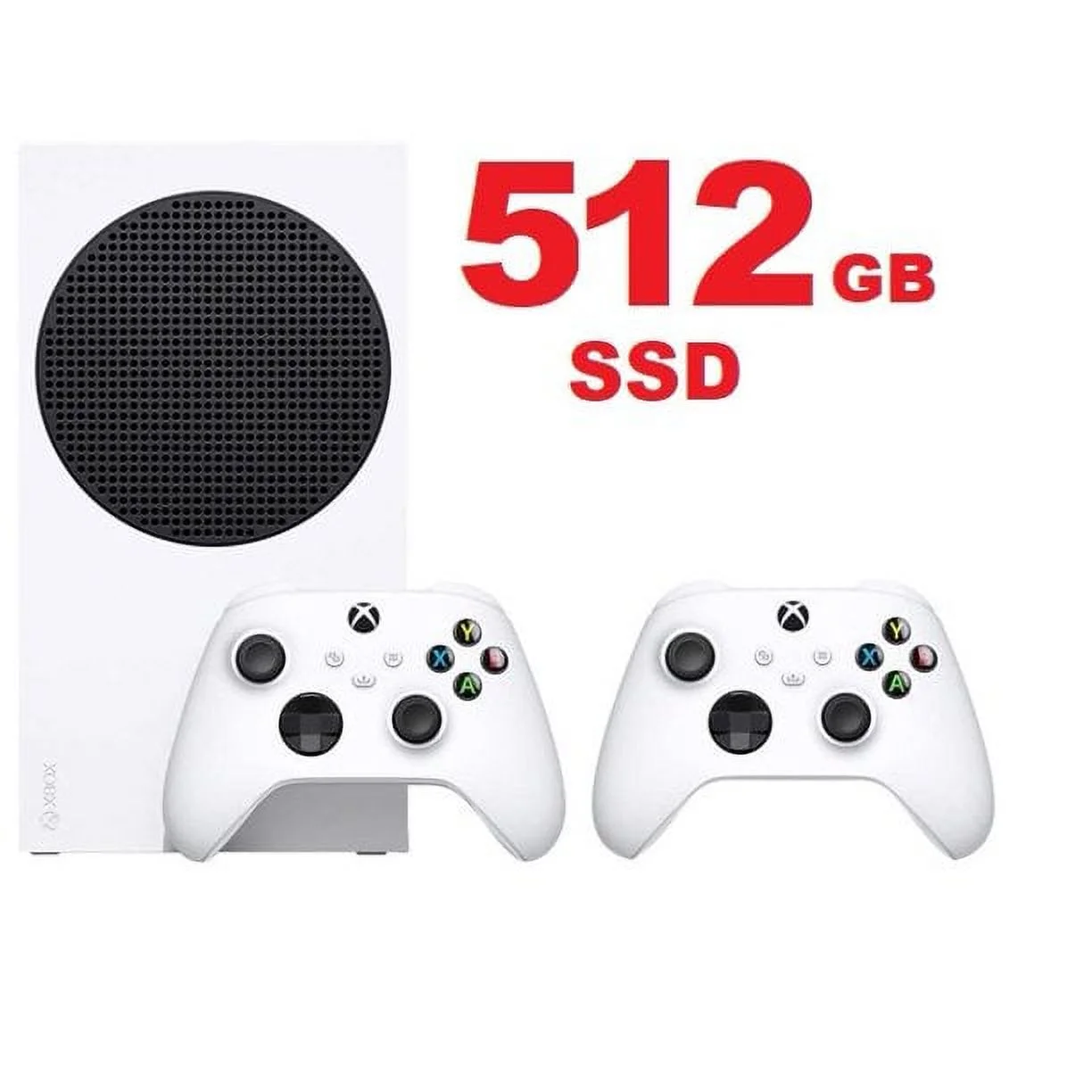 2021 Newest - Xbox -Series -S- Gaming Console System- 512GB SSD White S Version Two Player Bundle - Radiant Selections