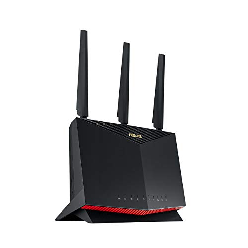 ASUS RT-AX86U Pro (AX5700) Dual Band WiFi 6 Extendable Gaming Router, 2.5G Port, Gaming Port, Mobile Game Mode, Port Forwarding