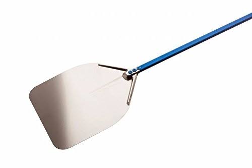 Stainless Steel Solid Rectangle Pizza Peel 13x22 Head x 20x22 Handle