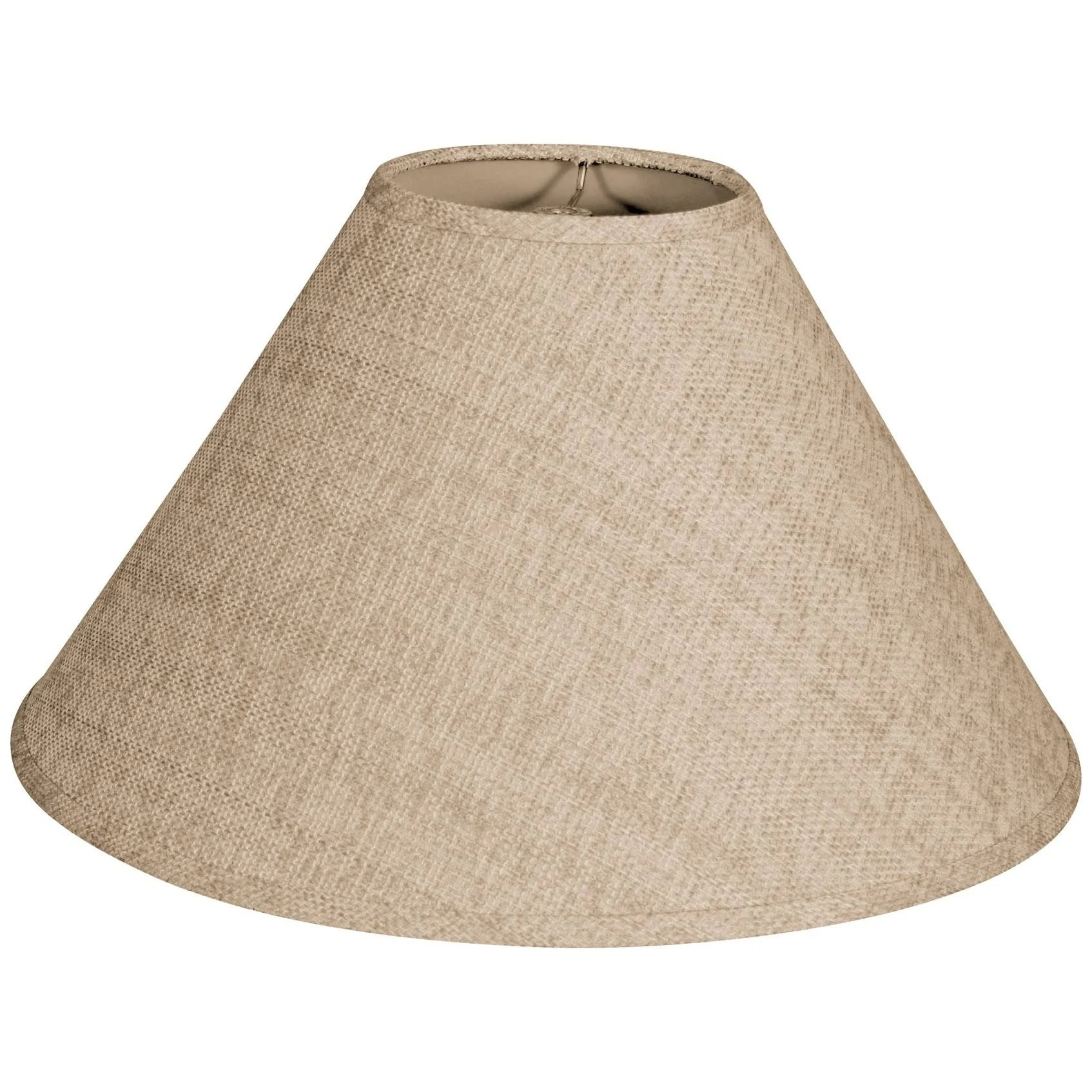 Royal Designs Coolie Empire Hardback Lamp Shade, Linen Belgium, 4.5 x 12 x 7.5 - Megean