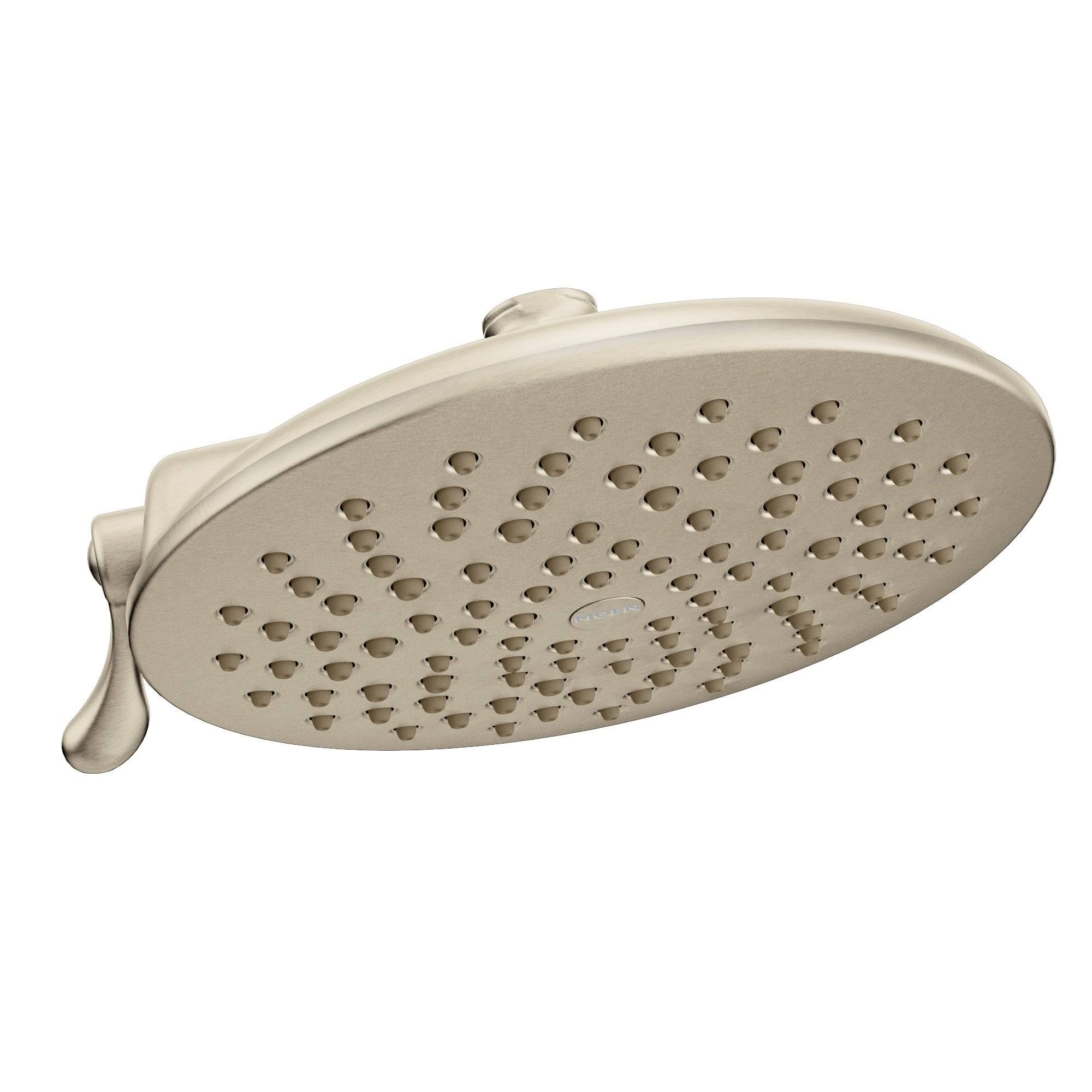 Moen S6320BN Brushed Nickel Velocity 8x22 Multi Function Rainshower Shower Head