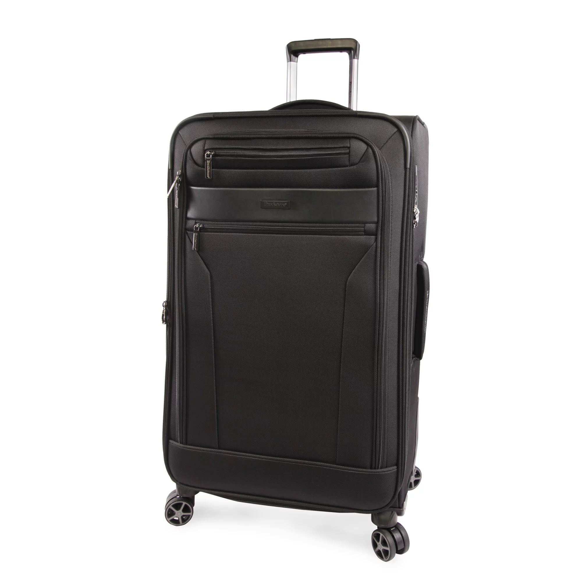 Brookstone Harbor 29" Softside Check-In Spinner Luggage - Black - Curated Treasures Market