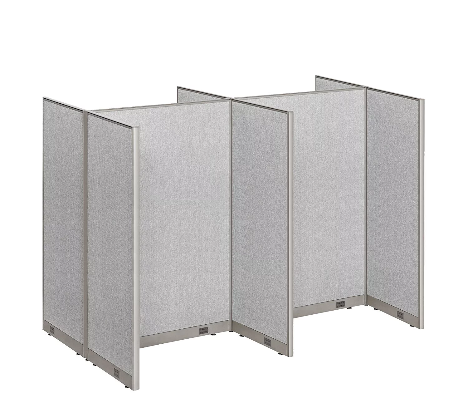 GOF Office Cubicle, Double 4 Stations 60D x 96W x 72H / Office Partition Wall Room divider Office Divider
