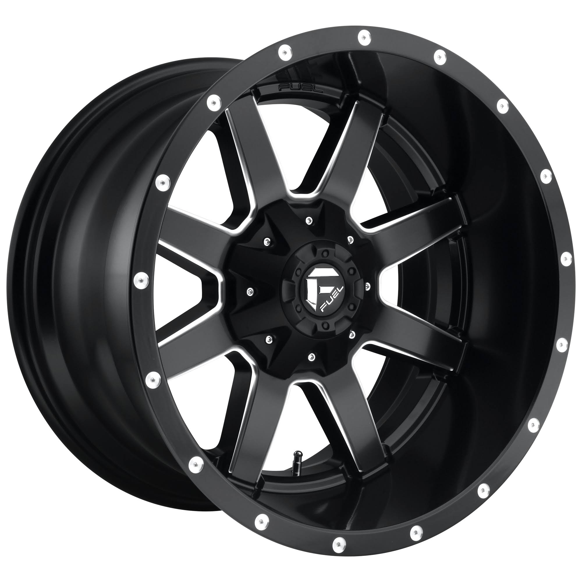20x12 Fuel Maverick Black Milled D53820207047