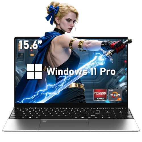 2025 Gaming Laptop 16 Inch Laptop Computer with Ryzen 7 5825U Processor, 32GB DDR4, 1T SSD, FHD Display 1920*1080P, Win 11 PRO, WiFi 6