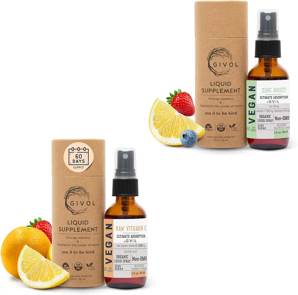 Vitamin C Extra Strength Spray Mist: Daily Absorption Liquid Extract and Organic ZINC Boost Mist 40 g (Extra Strength)