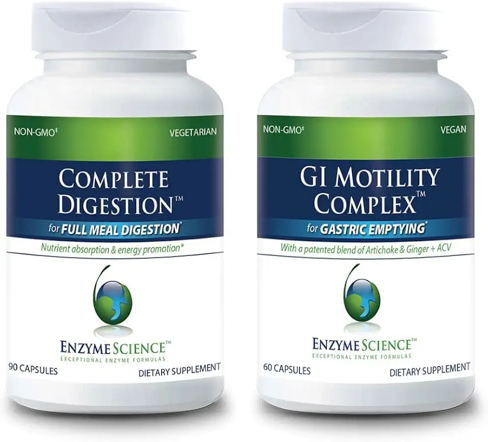 Improved Digestion Complete Digestion 90 and GI Motility Complex 60 - Kansas Nuitrition - HNZSDS