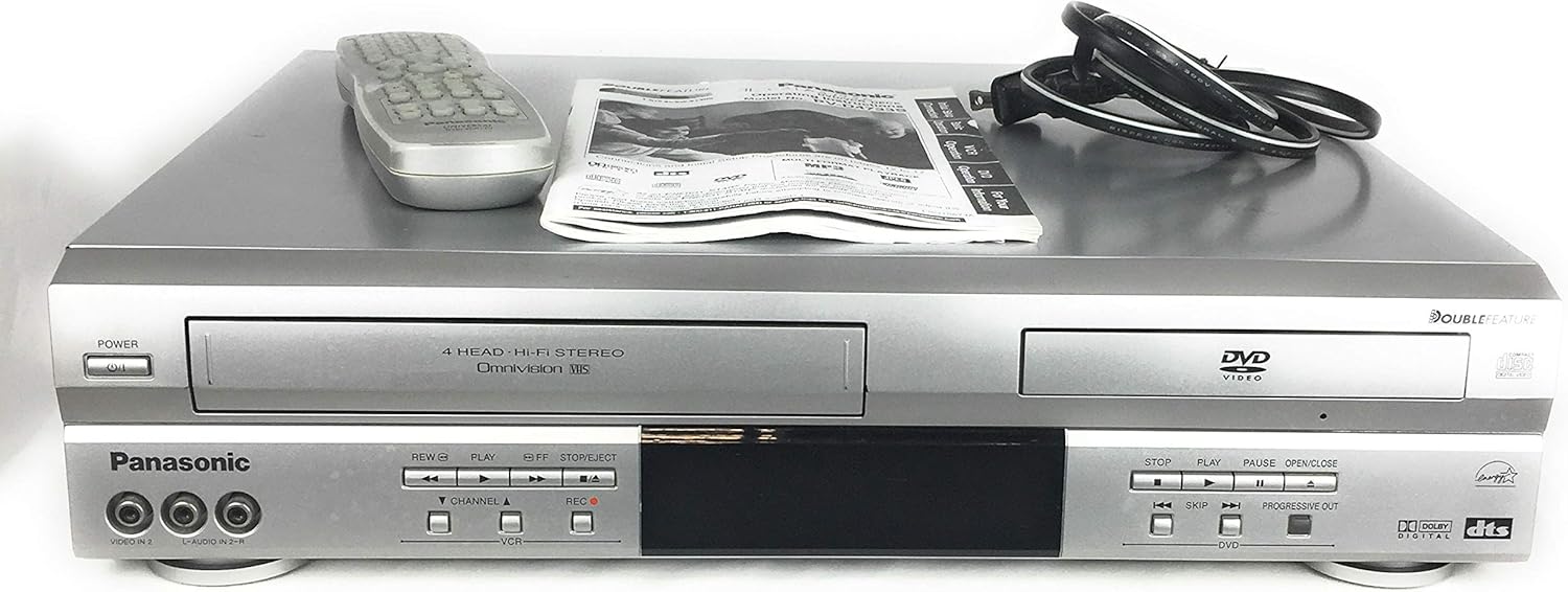 Panasonic PV-D4733S Double Feature DVD/VCR Combination Deck