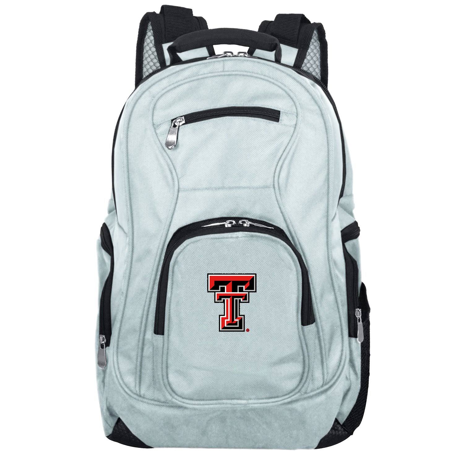 NCAA Texas Tech Red Raiders Gray Premium Laptop Backpack