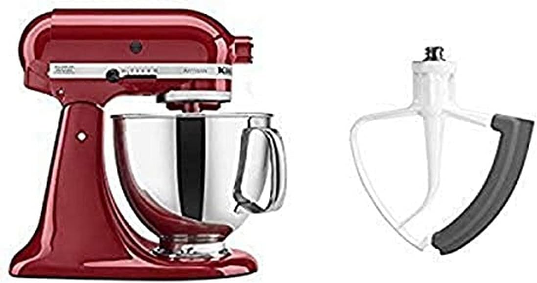 KitchenAid KSM150PSER Artisan Tilt-Head Stand Mixer with Pouring Shield, 5-Quart