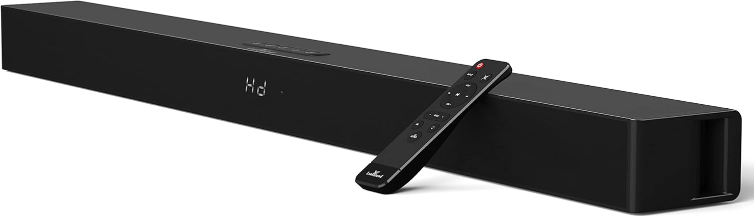 Larksound Sound Bar, Lark Sound Bars for TV, 35 Inch Sound Bar Built-in Subwoofer with Remote Control, 3D Surround Sound TV Speaker