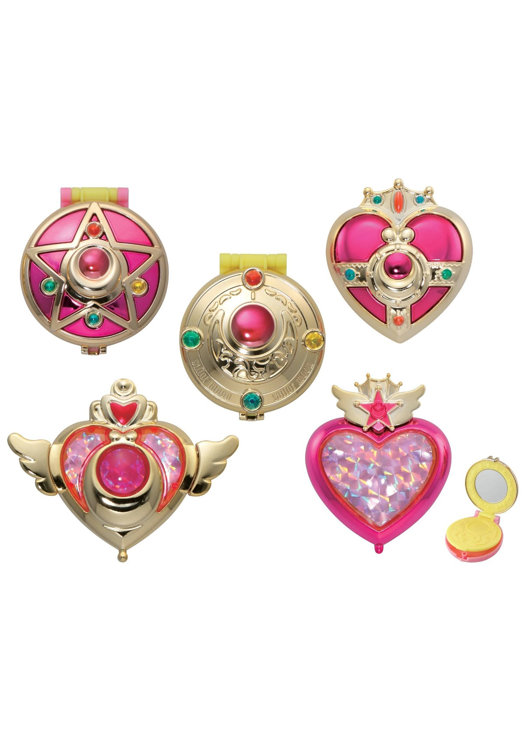 Gashapon Sailor Moon Transforming Compact Set